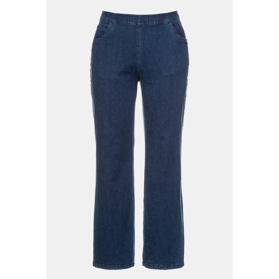 Ulla Popken Mary Marlenejeans weiter 5-Pocket-Schnitt Elastikbund  