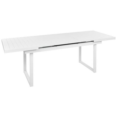 Beliani Table de jardin en Aluminium Traditionnel VALCANETTO  