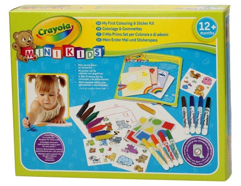 Crayola  Mein 1. Mal- und Stickerspass 