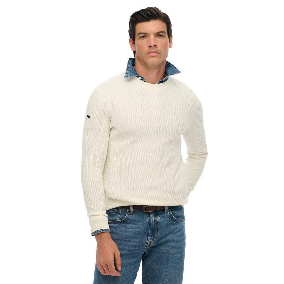 Superdry Comfort Fit Texture Jumper  