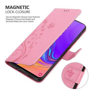 Cadorabo  Hülle für Samsung Galaxy A8s Blumen Design Magnetverschluss 