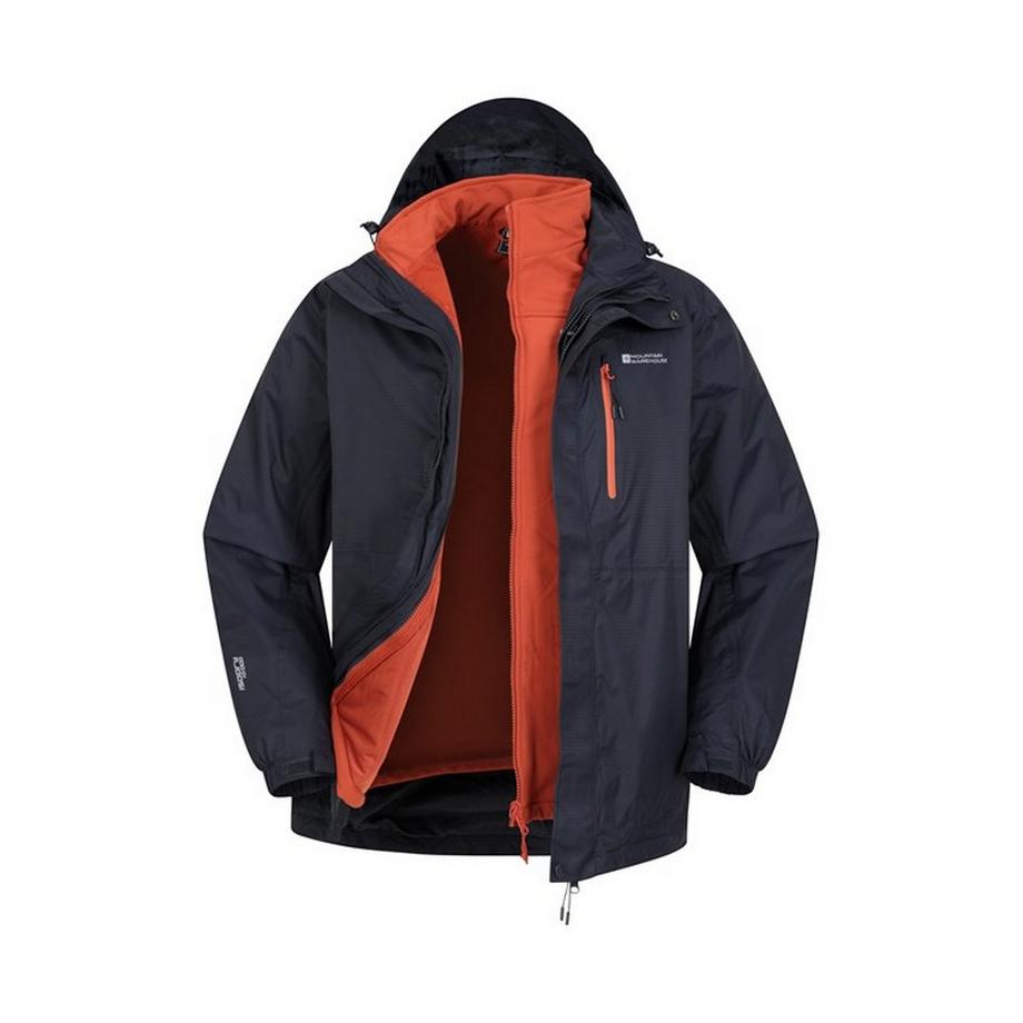 Mountain Warehouse Bracken Extreme Giacca Impermeabile 3 in 1  