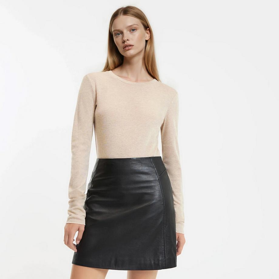 La Redoute Collections Langarm Rundhals Shirt  