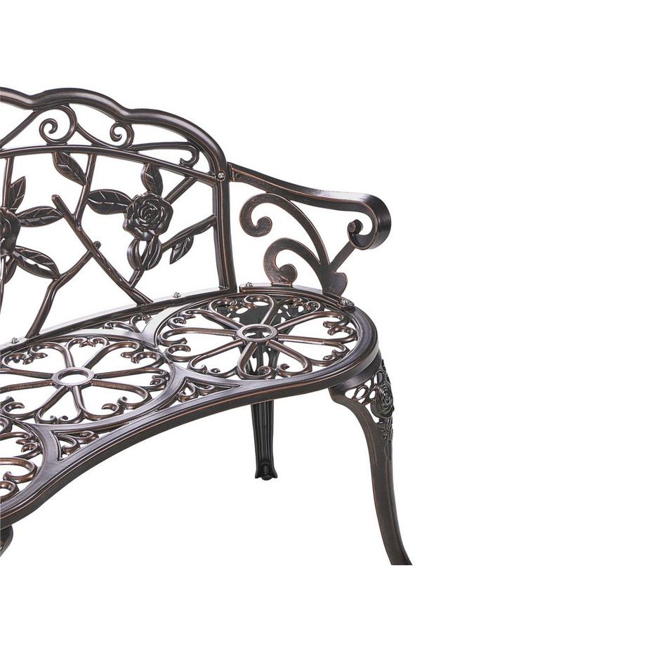 Beliani Panchina da giardino en Alluminio Classico PIURA  