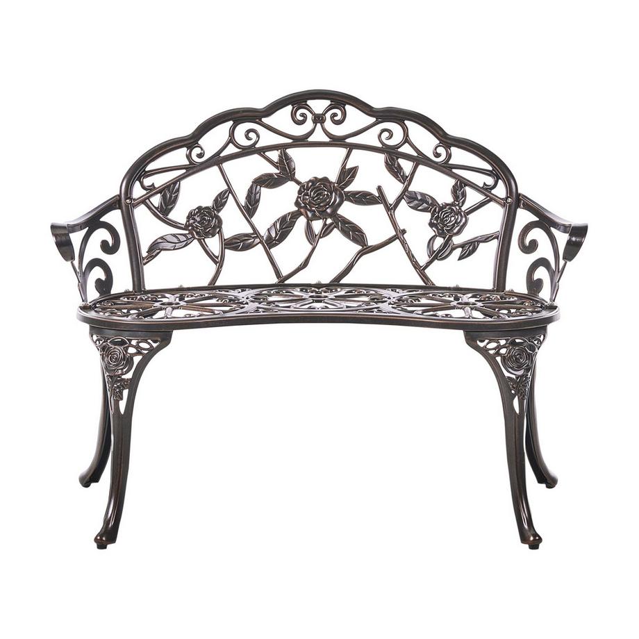 Beliani Panchina da giardino en Alluminio Classico PIURA  