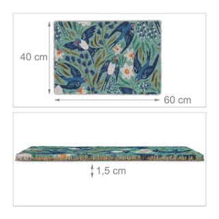 B2X Fußmatte Kokosfaser mit Schwalben  