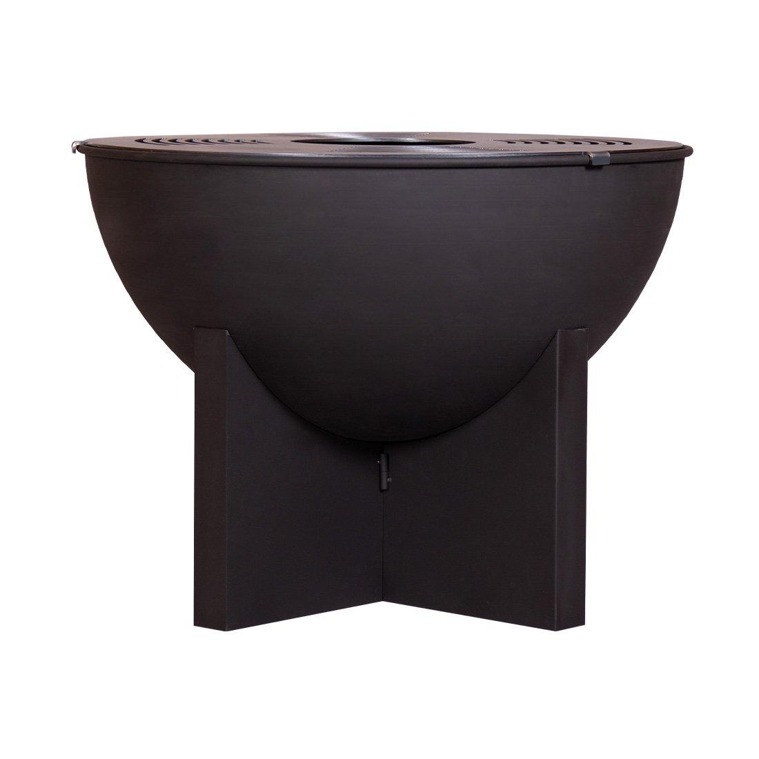 Mr. Grill Feuerschale mit Kreuzfuss & Grillring  