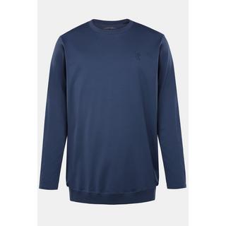 JP1880  Maglia basic con taglio speciale per l'addome, scollo a girocollo e maniche lunghe, fino alla tg. 8XL 