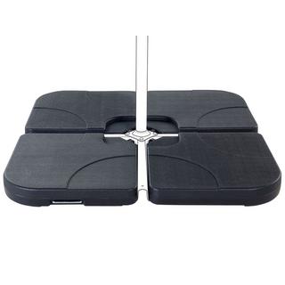 Beliani Sonnenschirmfuss aus Kunststoff CARIA  