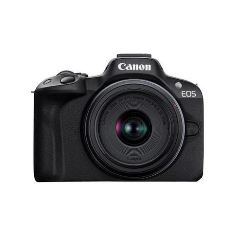 Canon  EOS EOS R50, Black + RF-S 18-45 IS STM + RF-S 55-210mm F5-7.1 IS STM Kit 