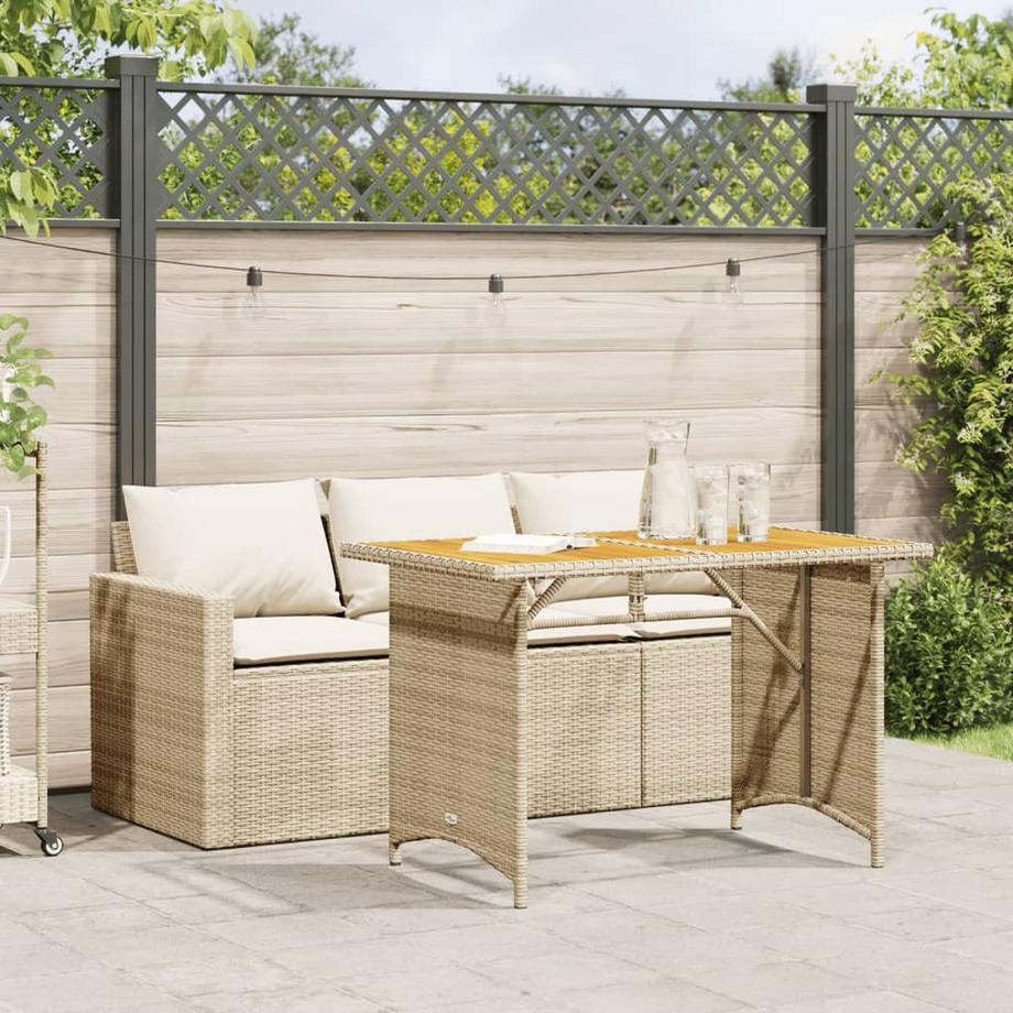 VidaXL Garten essgruppe poly-rattan  
