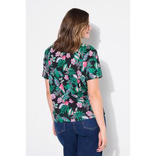 Studio Untold  T-Shirt, oversized, Blätter-Print 