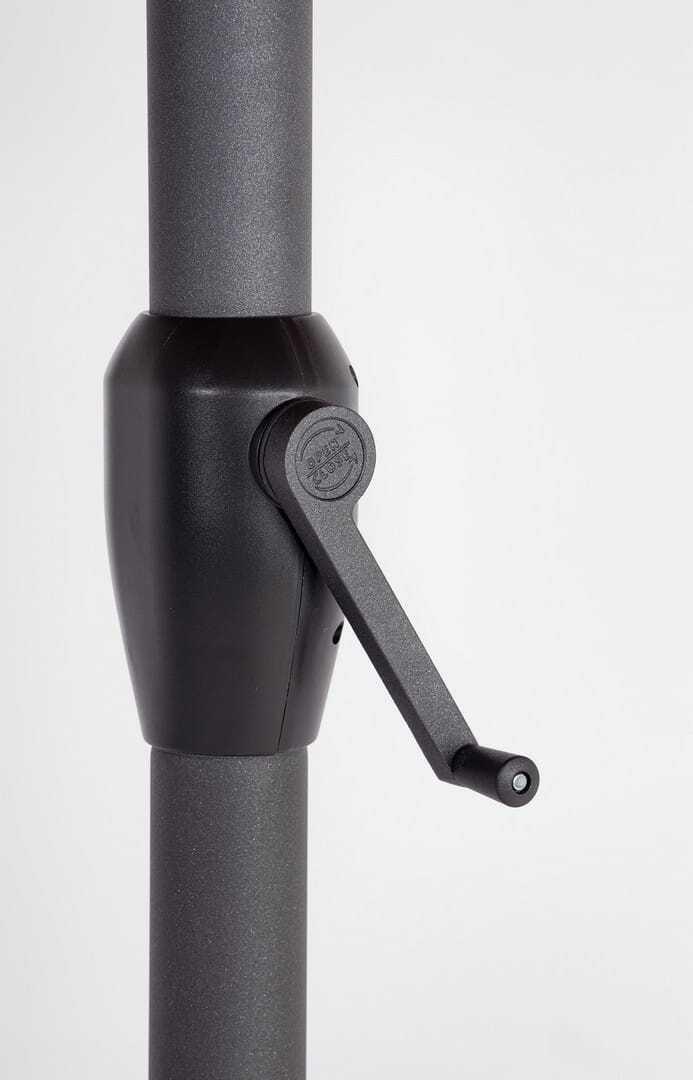 mutoni Ampelschirm Rio anthrazit-dunkelgrau 300  