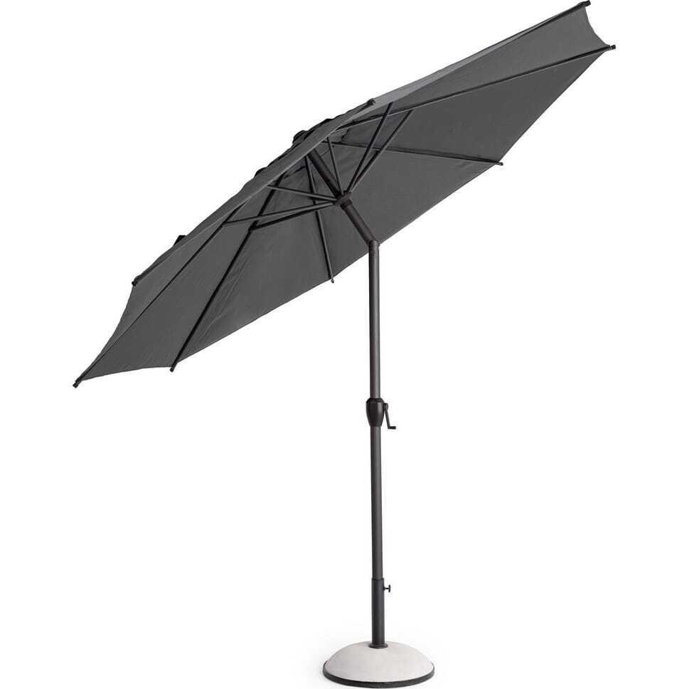 mutoni Ampelschirm Rio anthrazit-dunkelgrau 300  