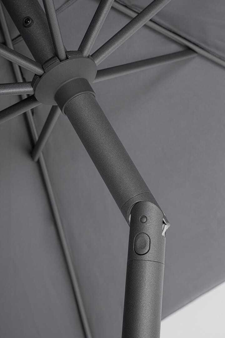 mutoni Ampelschirm Rio anthrazit-dunkelgrau 300  