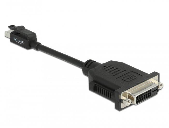 DeLock  DeLOCK 65979 câble vidéo et adaptateur 0,15 m Mini DisplayPort DVI Noir 