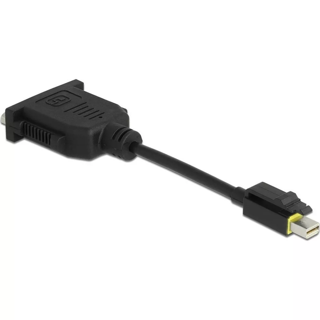 DeLock - Adapter Mini-DisplayPort - DVI-D, Schwarz, One Size