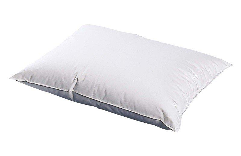 Image of Kinder 3-kammer-kissen Low Daunen Und Federn, Campsis Classic Unisex Weiss