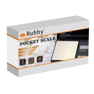 Ruhhy Balance de poche 500 x 0,1g avec rabat 23573  
