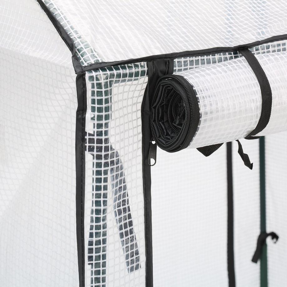 B2X Balkongewächshaus mit 4 Regalen  