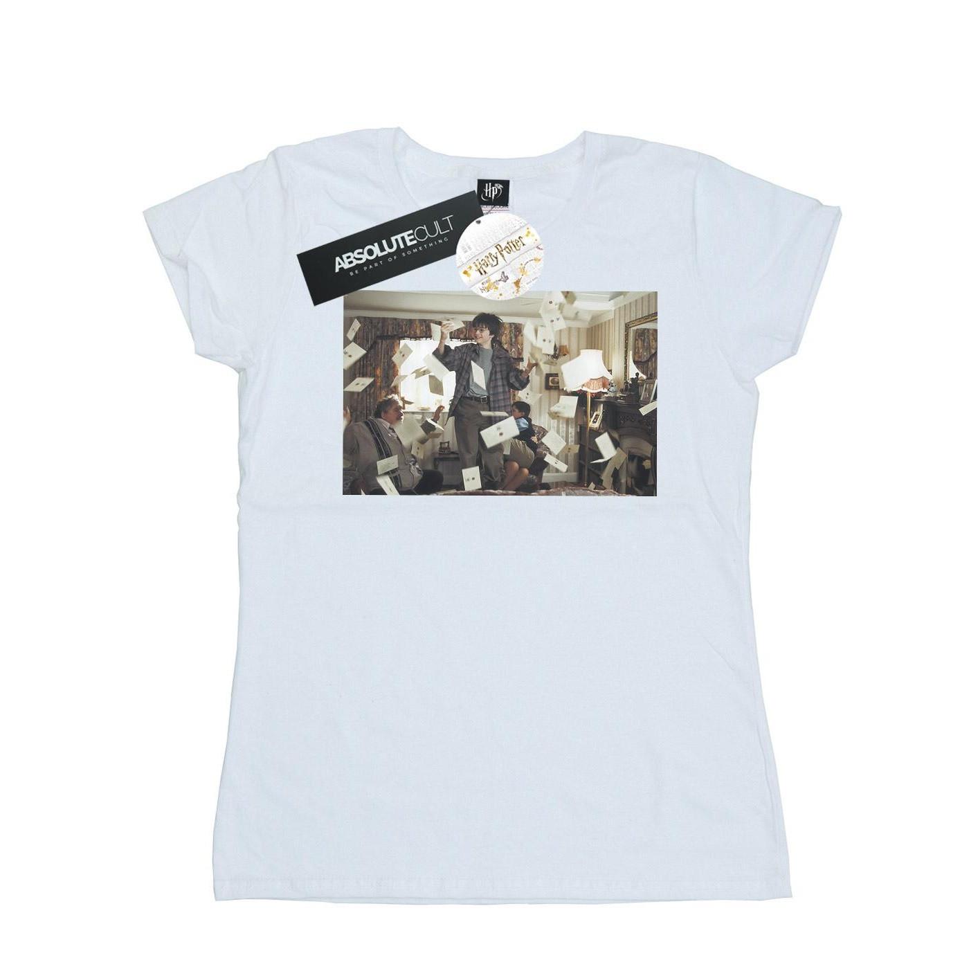 Image of Letter From Hogwarts Tshirt Damen Weiss XXL