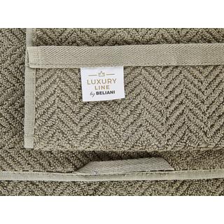 Beliani Lot de 9 serviettes en Coton MITIARO  