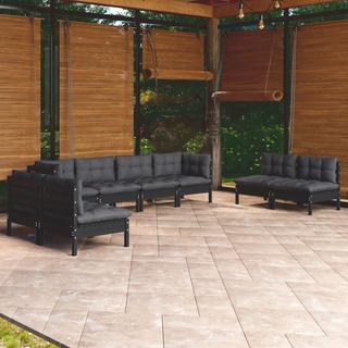 VidaXL Salon de jardin bois  