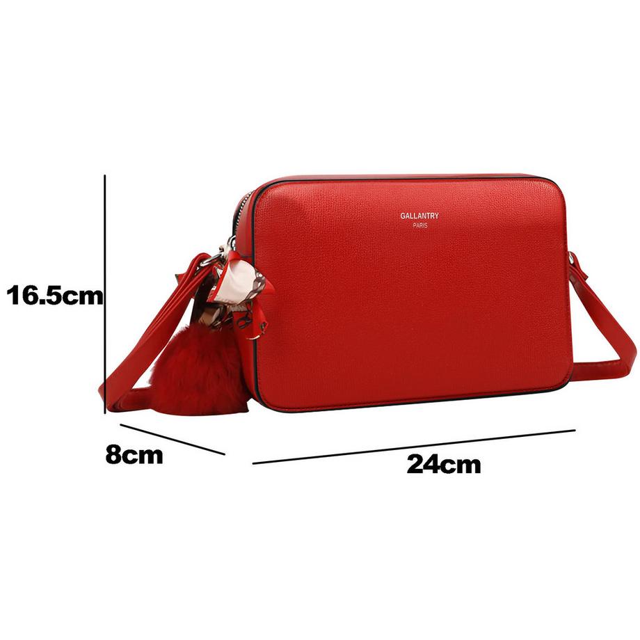 Gallantry Borsa a Tracolla con Pompon Decorativo  