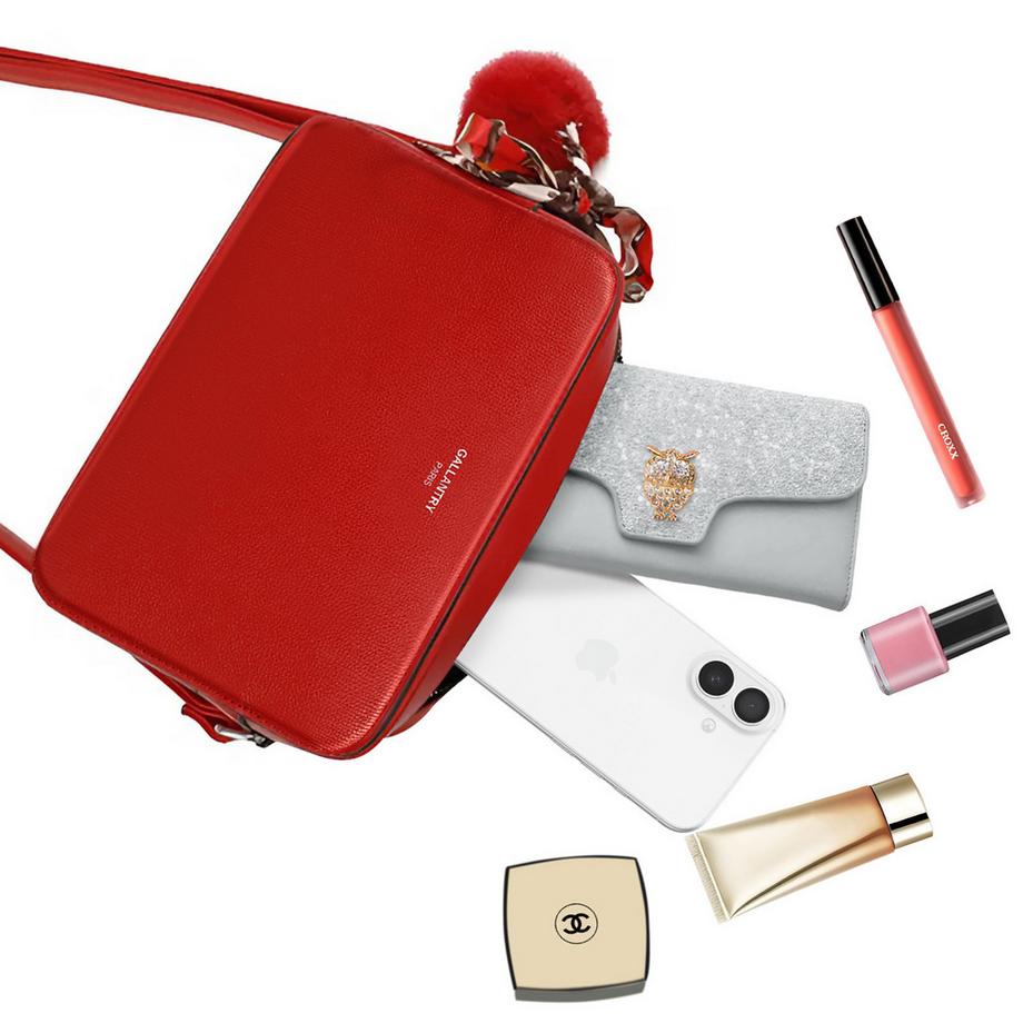 Gallantry Borsa a Tracolla con Pompon Decorativo  