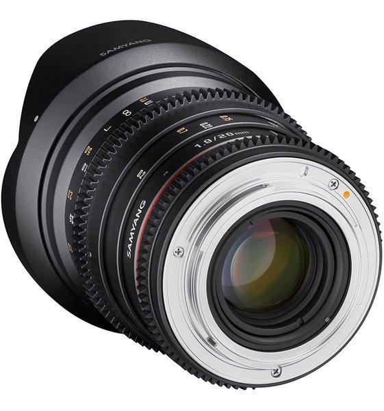 Image of Samyang Samyang 20mm T1.9 ed als UMC Cine (Canon) - ONE SIZE