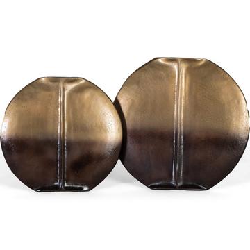 Vase bronze noir 30 (lot de 2)