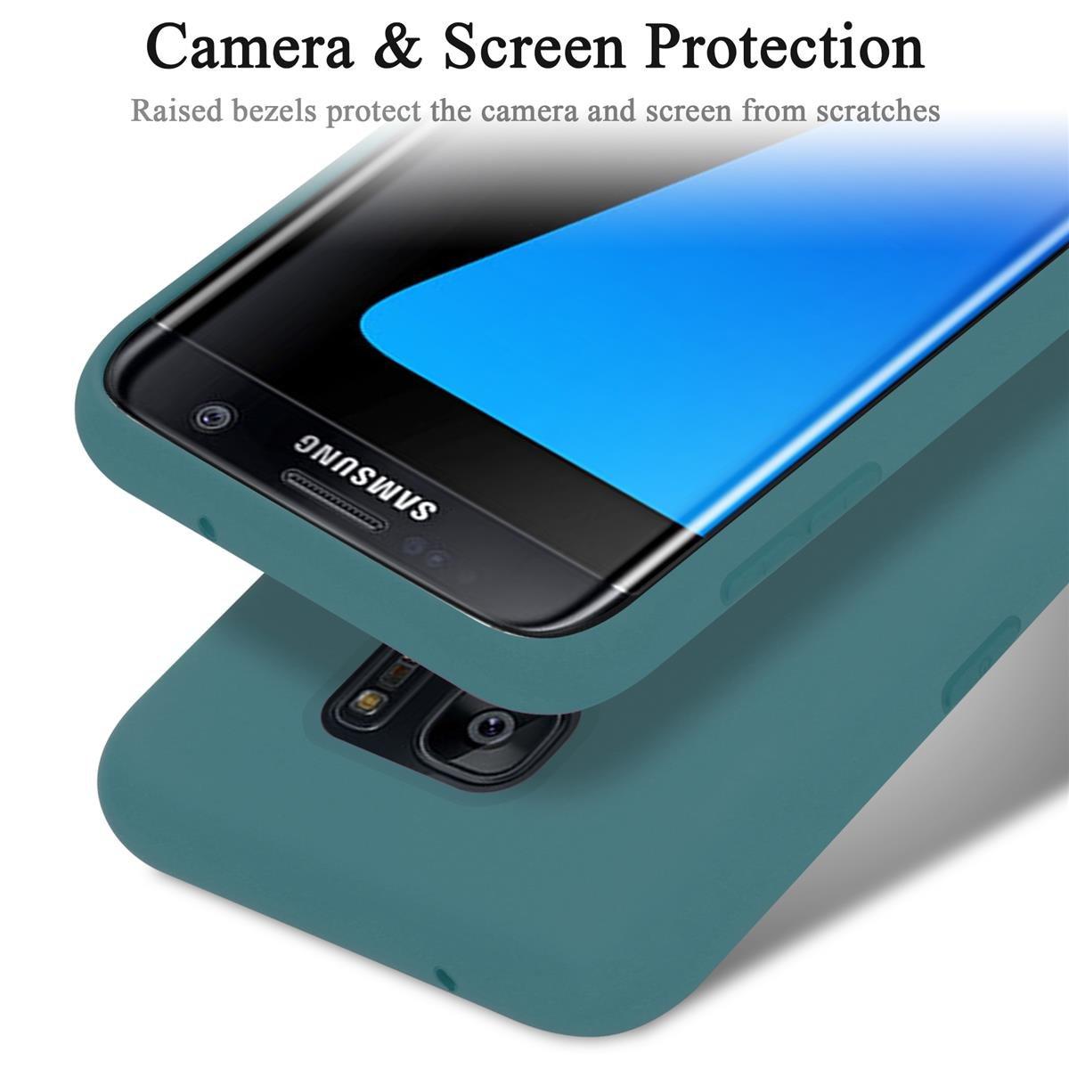 Cadorabo  Housse compatible avec Samsung Galaxy S7 EDGE - Coque de protection en silicone TPU flexible 