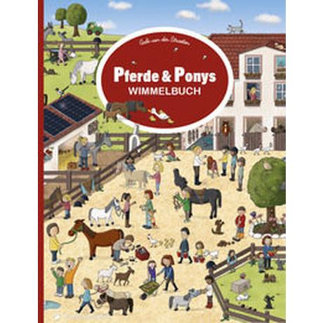 Pferde und Ponys Wimmelbuch van der Straeten, Gabi (Illustrationen) Copertina rigida 