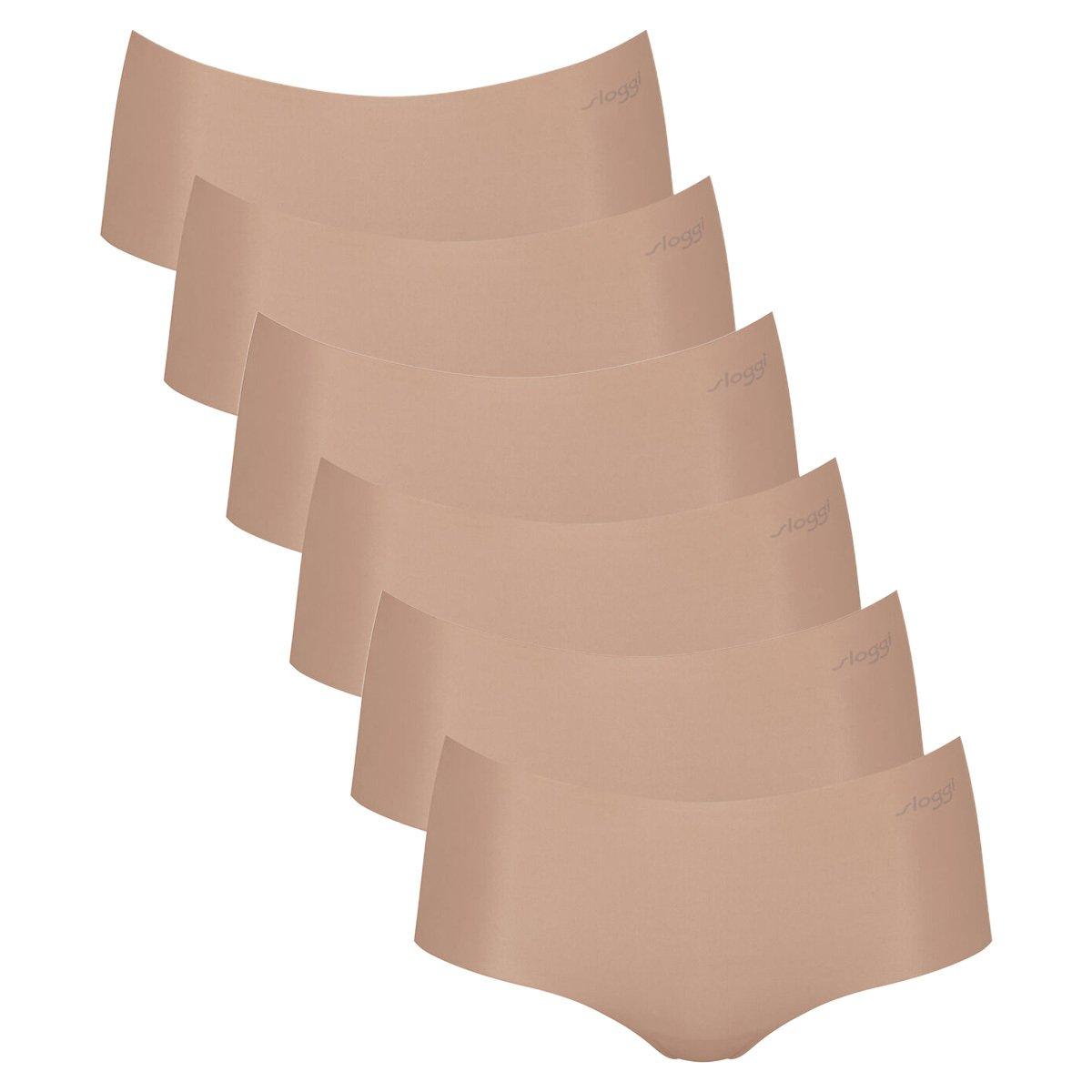 Image of 6er Pack Zero Microfibre 2.0 - Short Slip Damen Nude XL