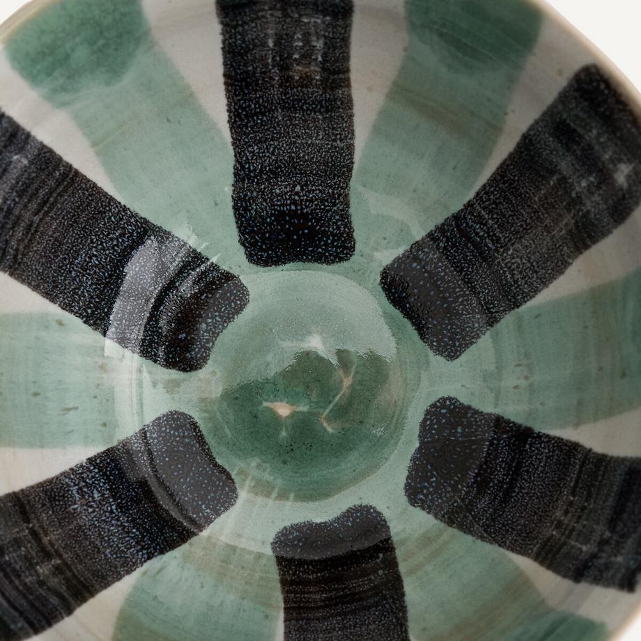 AM.PM Set aus 4 Müslischalen aus gestreiftem Steinzeug  