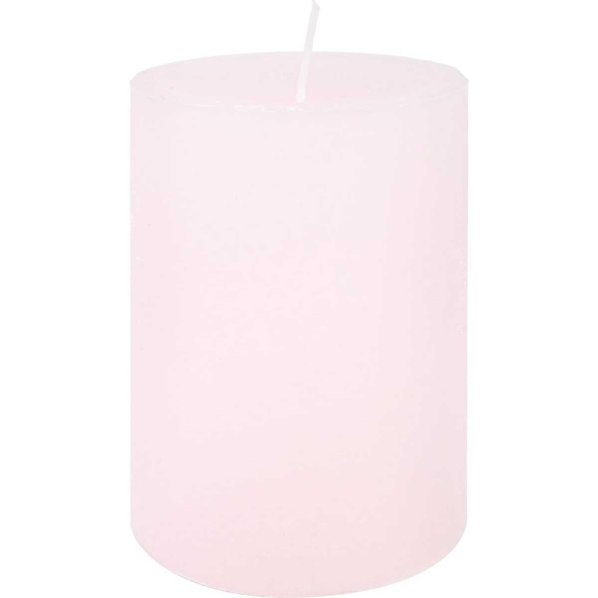 Image of Stumpenkerze Marble Hellrosa 10x14 Unisex Rosa ONE SIZE