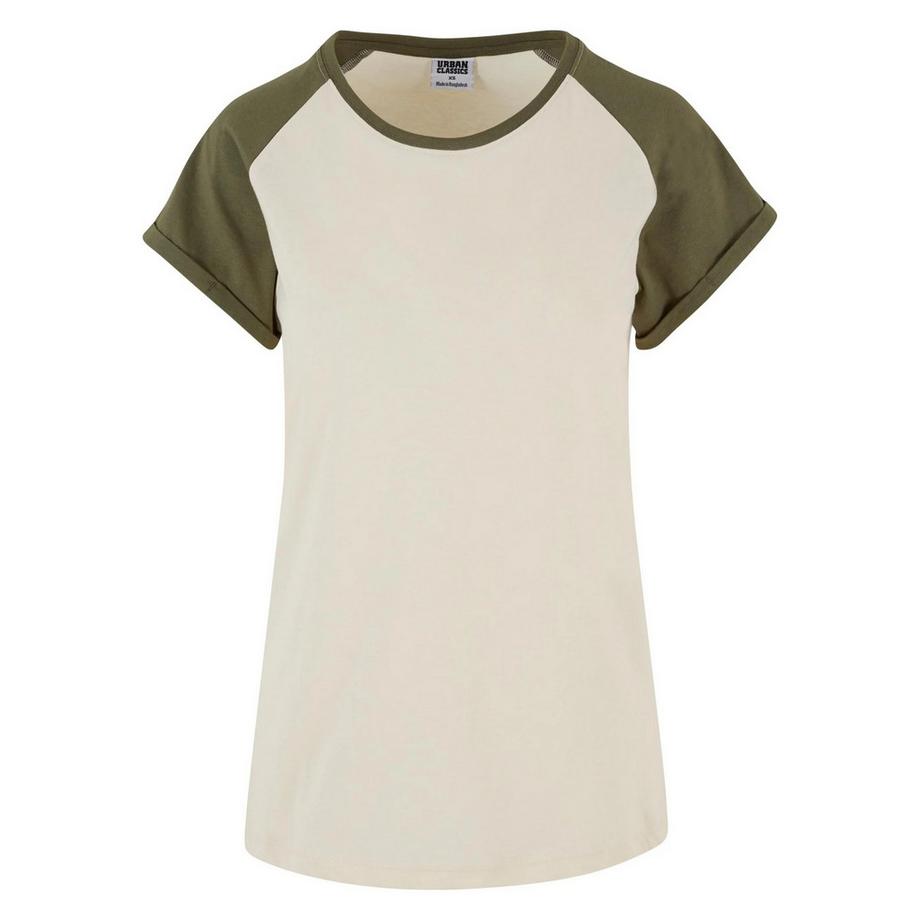 T-ShirtManches Raglan Motiftyle Contrasté