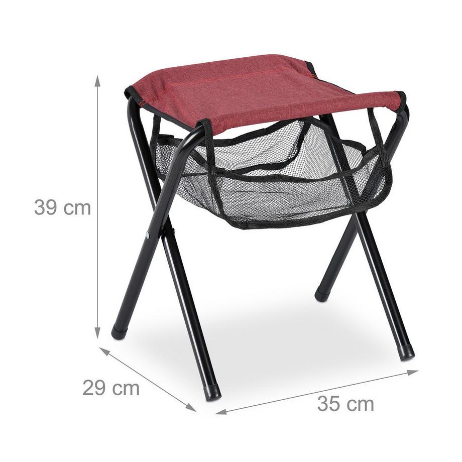 B2X  Palette pliable jusqu'à 120 kg rouge 