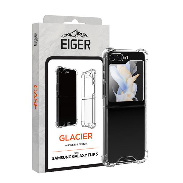 Image of Eiger Samsung Galaxy Z Flip5 Glacier Hard-Cover Transparent