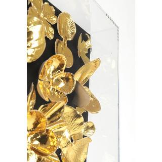 KARE Design Cornice decorativa Fiore d'oro 60x60cm  