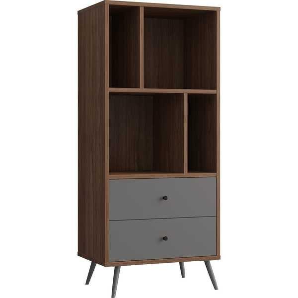 Image of Bücherregal Walnuss 60x40x138 Bücherregal Walnuss 60x40x138