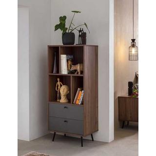 mutoni Libreria noce 60x40x138 grigio  