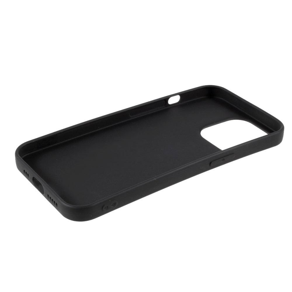 Cover-Discount  iPhone 13 Pro - Gomma siliconica opaca nera 