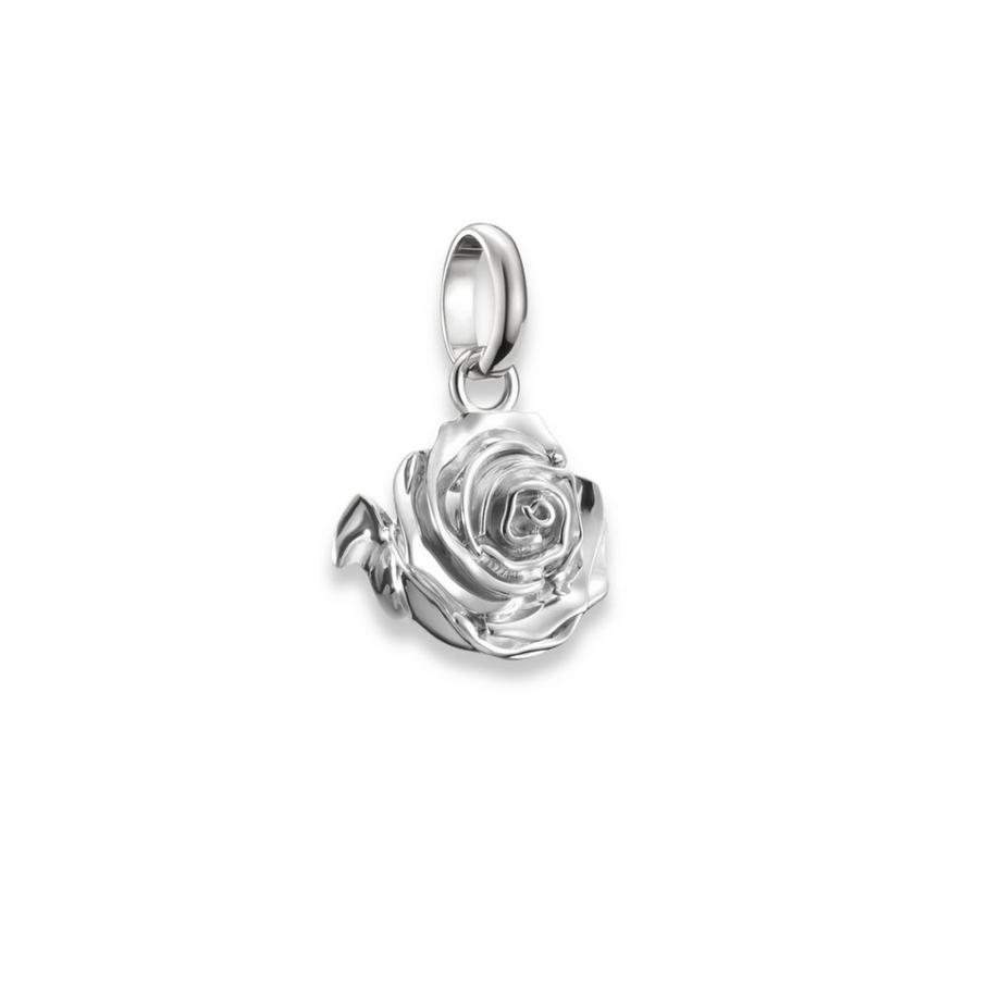 Pendentif Charm Fleur De Rose