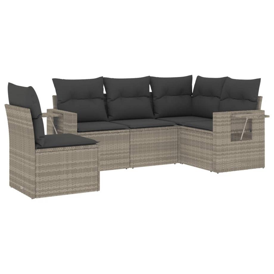 set divano da giardino Polirattan