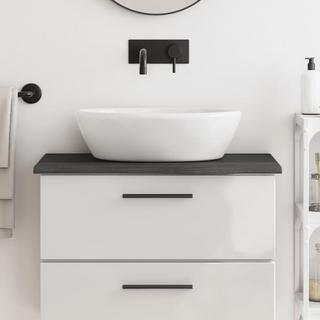 VidaXL  Comptoir de salle de bain bois de chêne 