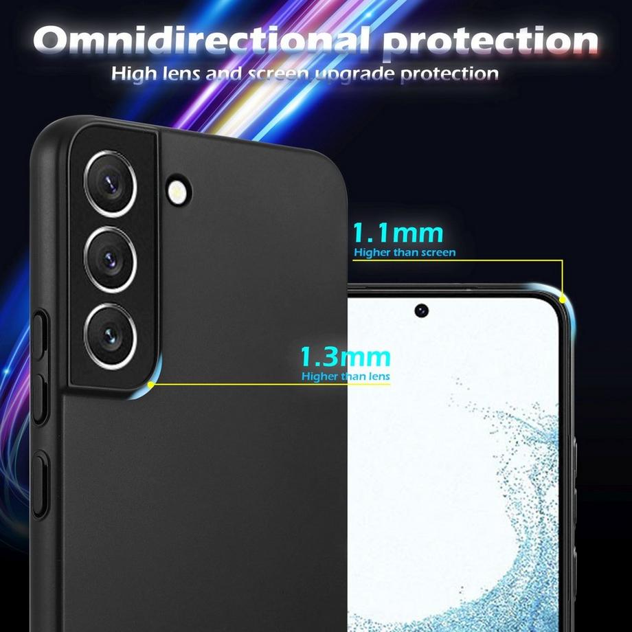 Cadorabo  Hülle für Samsung Galaxy S22 Hard Case in Metall Optik 