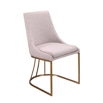 Chaise en tissu gris