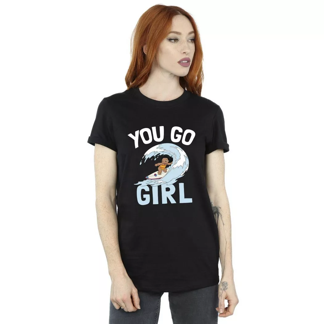 Disney - You Go Girl TShirt, für Damen, Schwarz, Größe XL