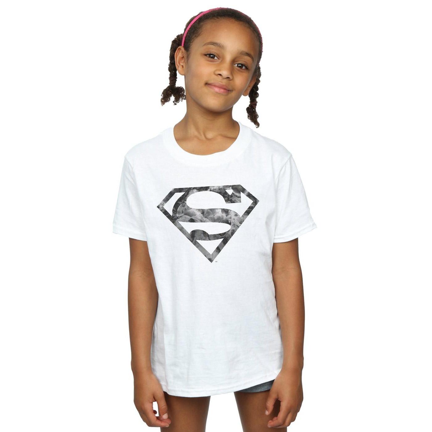 DC COMICS  Superman Marble Logo TShirt 